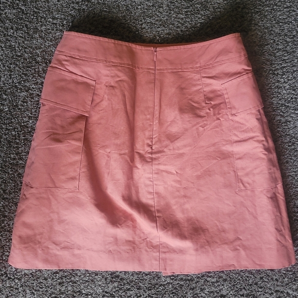 NWOT Banana Republic Factory wrap mini skirt in pink amaretti size 6 - Picture 6 of 6